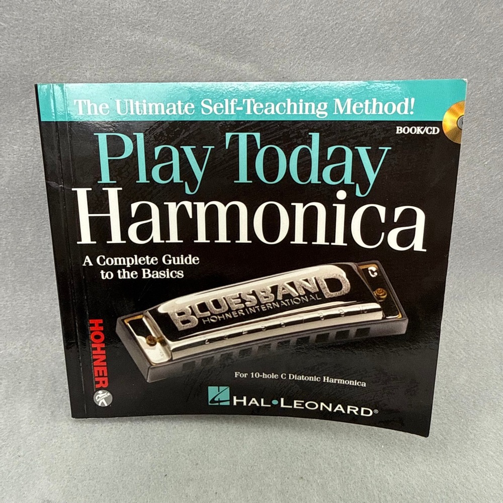Hal Leonard Play Today Harmonica Book CD Complete Guide Basics Beginner